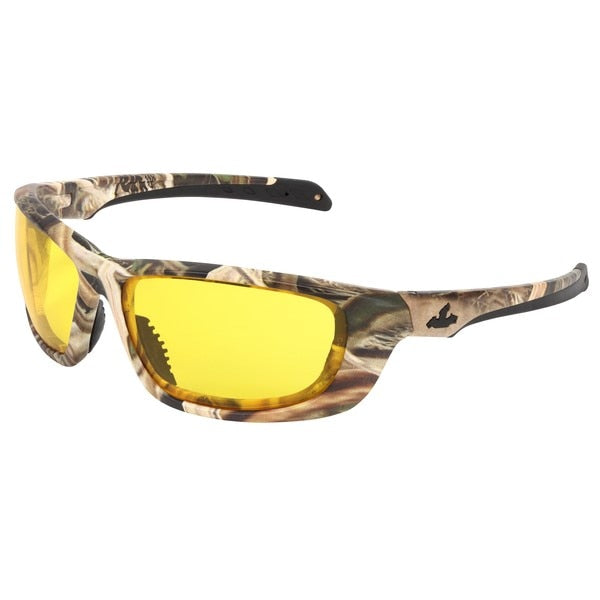 MCR SAFETY Mcr Safety MOUD114PF Safety Glasses Amber Lens