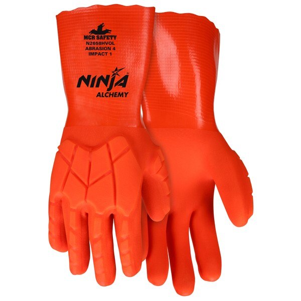 MCR SAFETY Mcr Safety N2658HVOS Ninja Alchemy Pvc Impact Gloves