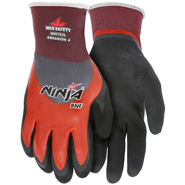 MCR SAFETY Mcr Safety N96783XXL Ninja Bnf Work Gloves 2x-large