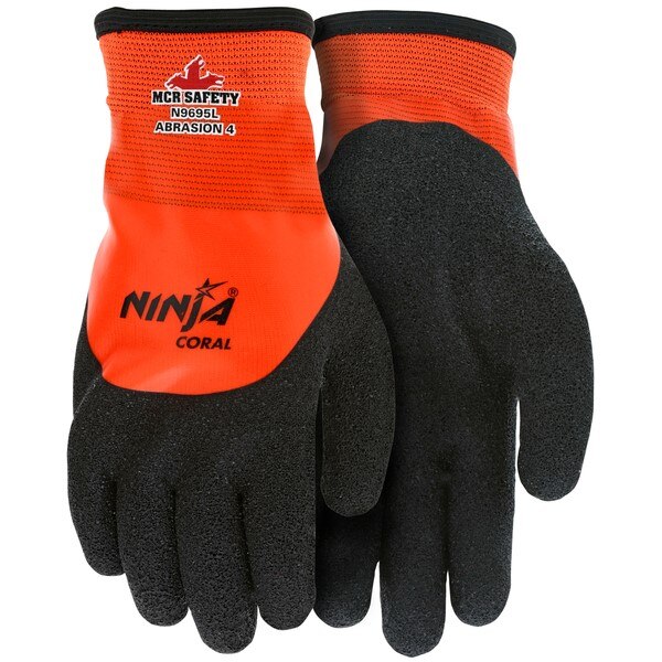 MCR SAFETY Mcr Safety N9695XXL Nitrile Work Gloves 2x-large