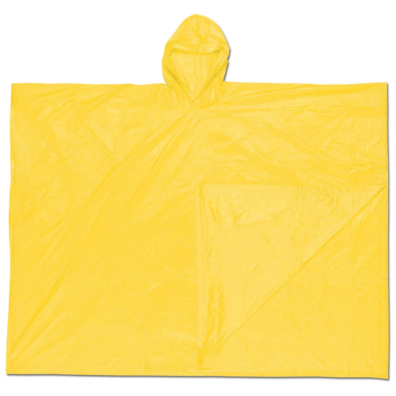 MCR SAFETY Mcr Safety O40 Disposable Pvc Poncho Yellow 0.10mm