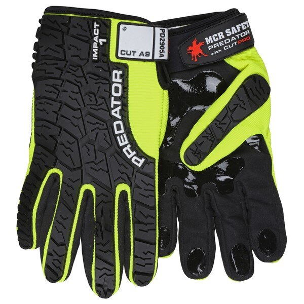 MCR SAFETY Mcr Safety PD2905AS Predator Mechanics Gloves Small