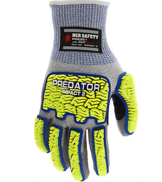 MCR SAFETY Mcr Safety PD6951L Predator Mechanics Work Glove