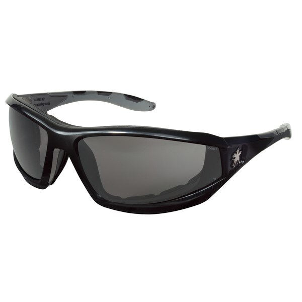 MCR SAFETY Mcr Safety RP212DC Safety Glasses Gray Lens Black Frame