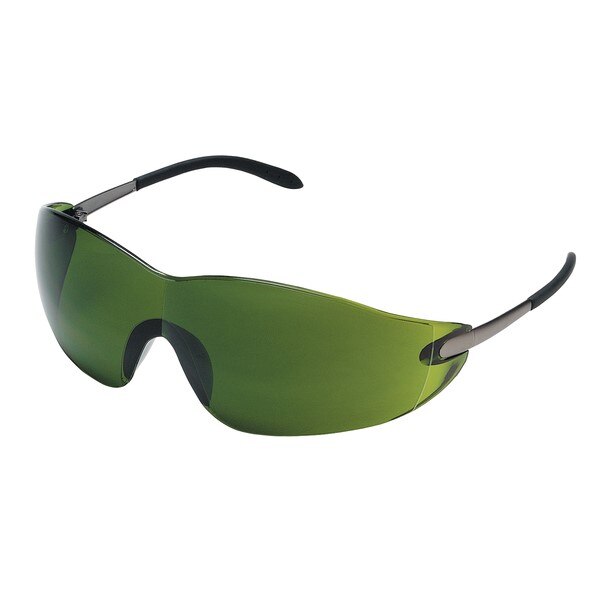 MCR SAFETY Mcr Safety S21130 Safety Glasses Green Lens