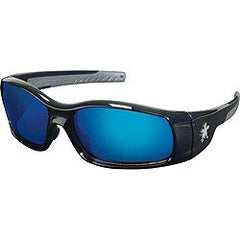 MCR SAFETY Mcr Safety SR118B Safety Glasses Blue Diamond Mirror
