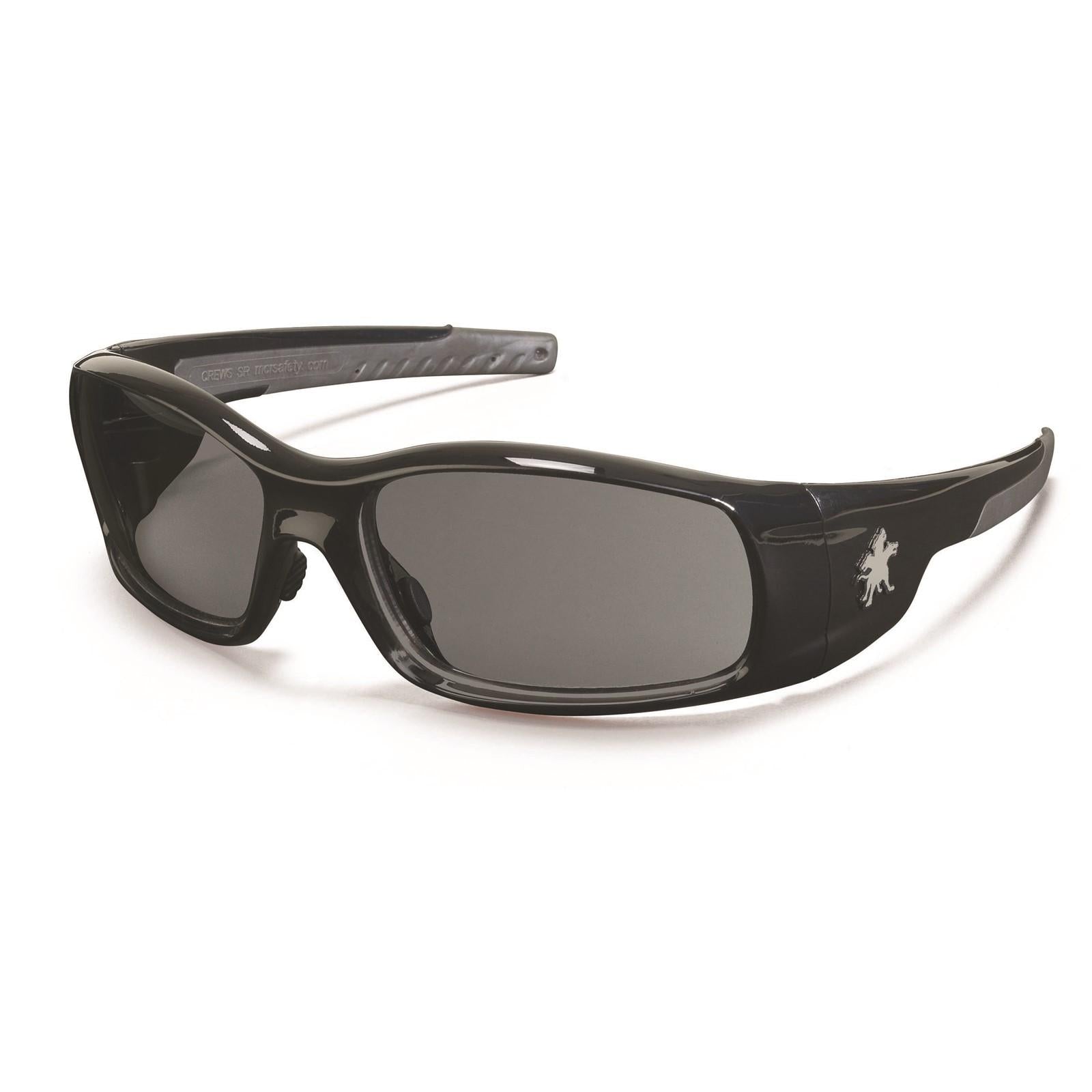MCR SAFETY Mcr Safety SR112 Safety Glasses Gray Lens Black Frame