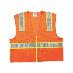 MCR SAFETY Mcr Safety SURVOX4 Class 2 High Visibility Safety Vest