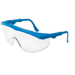 MCR SAFETY Mcr Safety TK120 TK1 Safety Glasses Clear Lens Blue