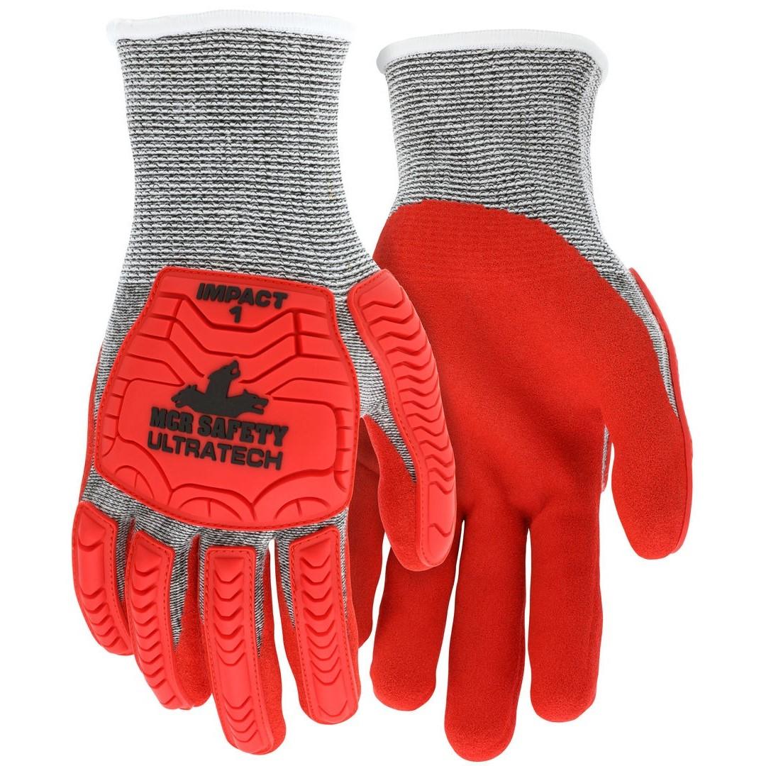 MCR SAFETY Mcr Safety UT1954M Ultratech Mechanics Gloves A5 Cut Medium