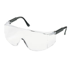 MCR SAFETY Mcr Safety TC110 Safety Glasses Clear Lens Black Temple
