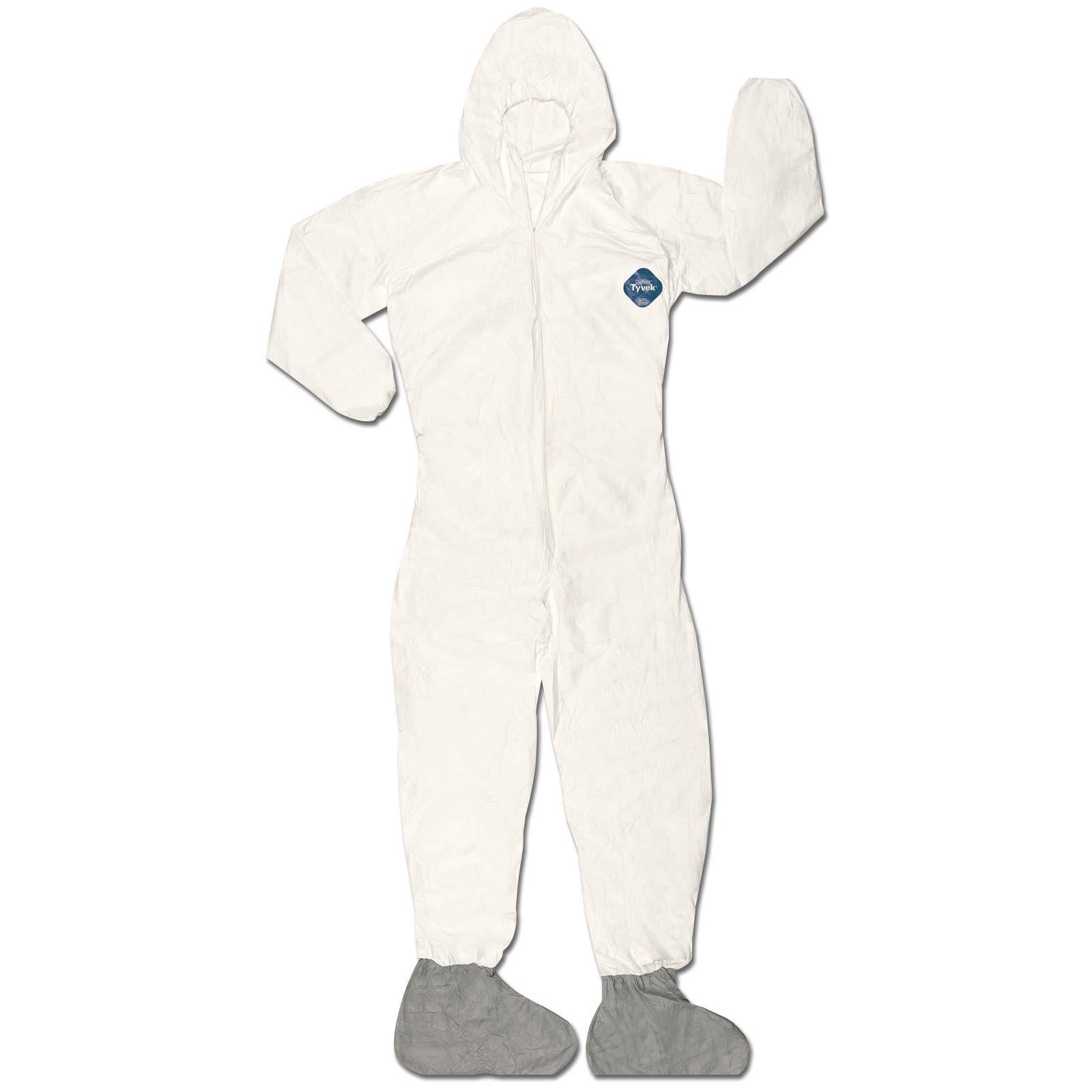 MCR SAFETY Mcr Safety TY122SXL Tyvek Coverall Hood Boots Xl