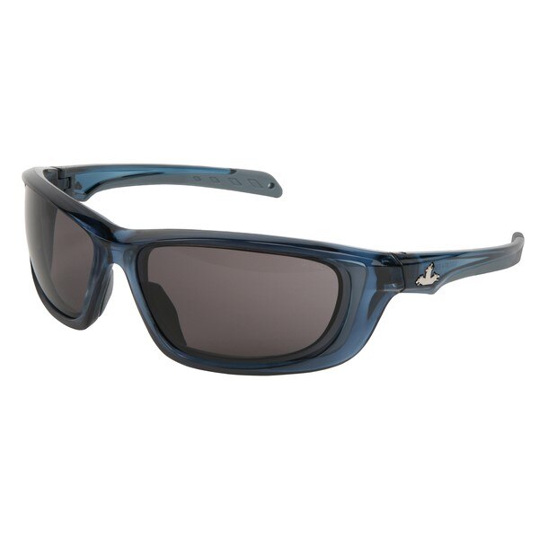 MCR SAFETY Mcr Safety UD122PF UD1 Series Safety Glasses Gray Lens