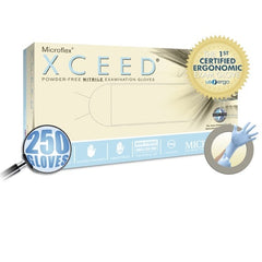 ANSELL Ansell XC-310-M Microflex Xceed Nitrile Exam Gloves Medium