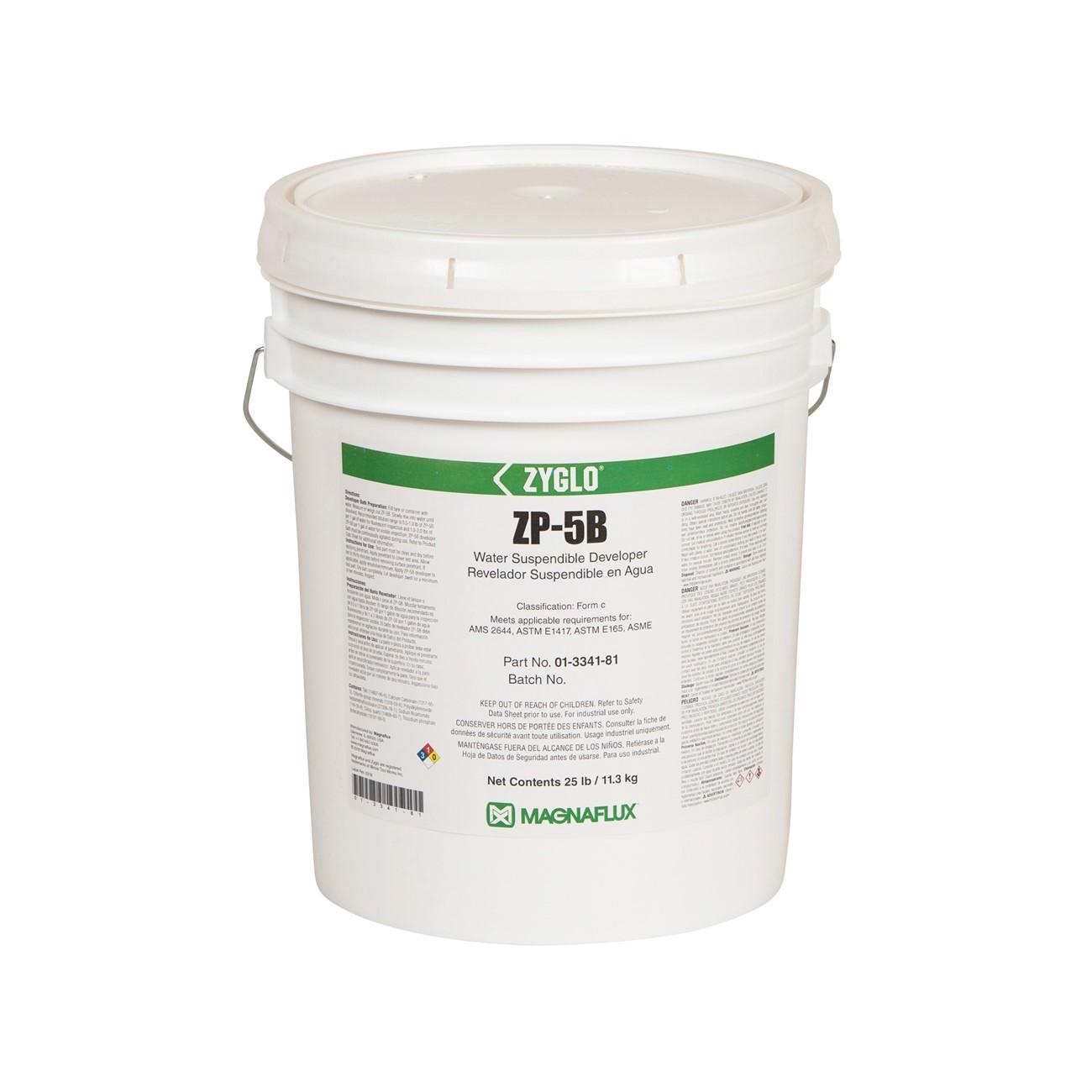 MAGNAFLUX Magnaflux 01-3341-81 ZP-5B Penetrant Developer 25 Lb
