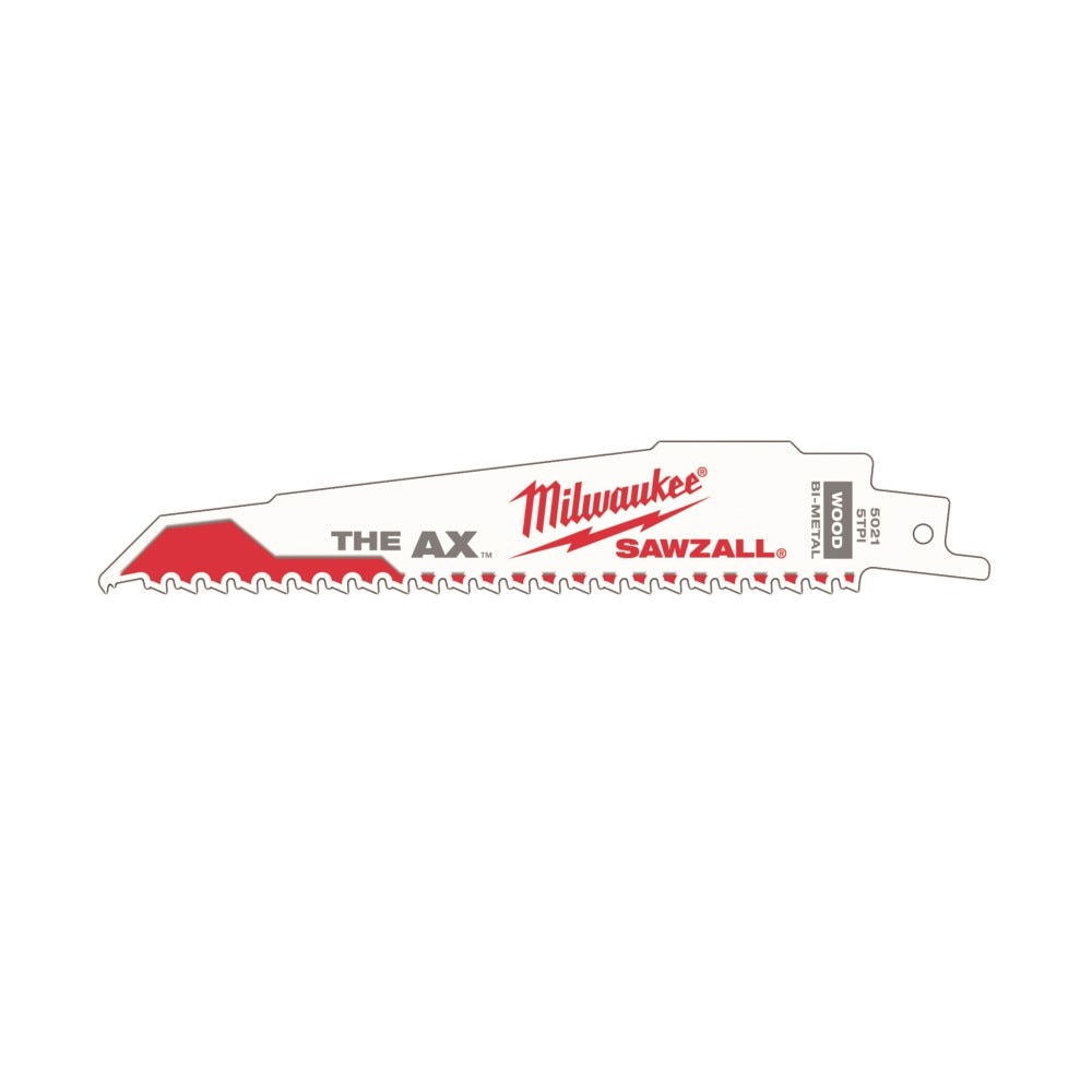 MILWAUKEE Milwaukee 48-01-7021 Axa Sawzall Reciprocating Saw Blade 6 in