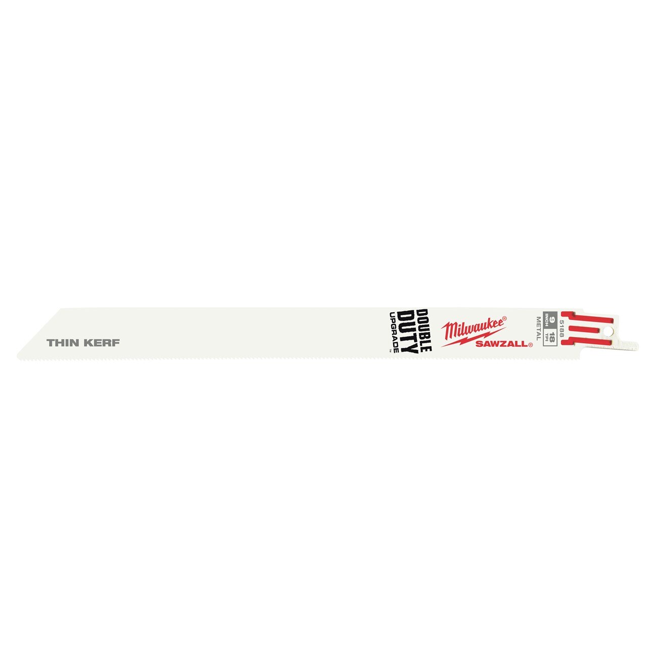 MILWAUKEE Milwaukee 48-01-6188 Thin Kerf Sawzall Reciprocating Saw Blade