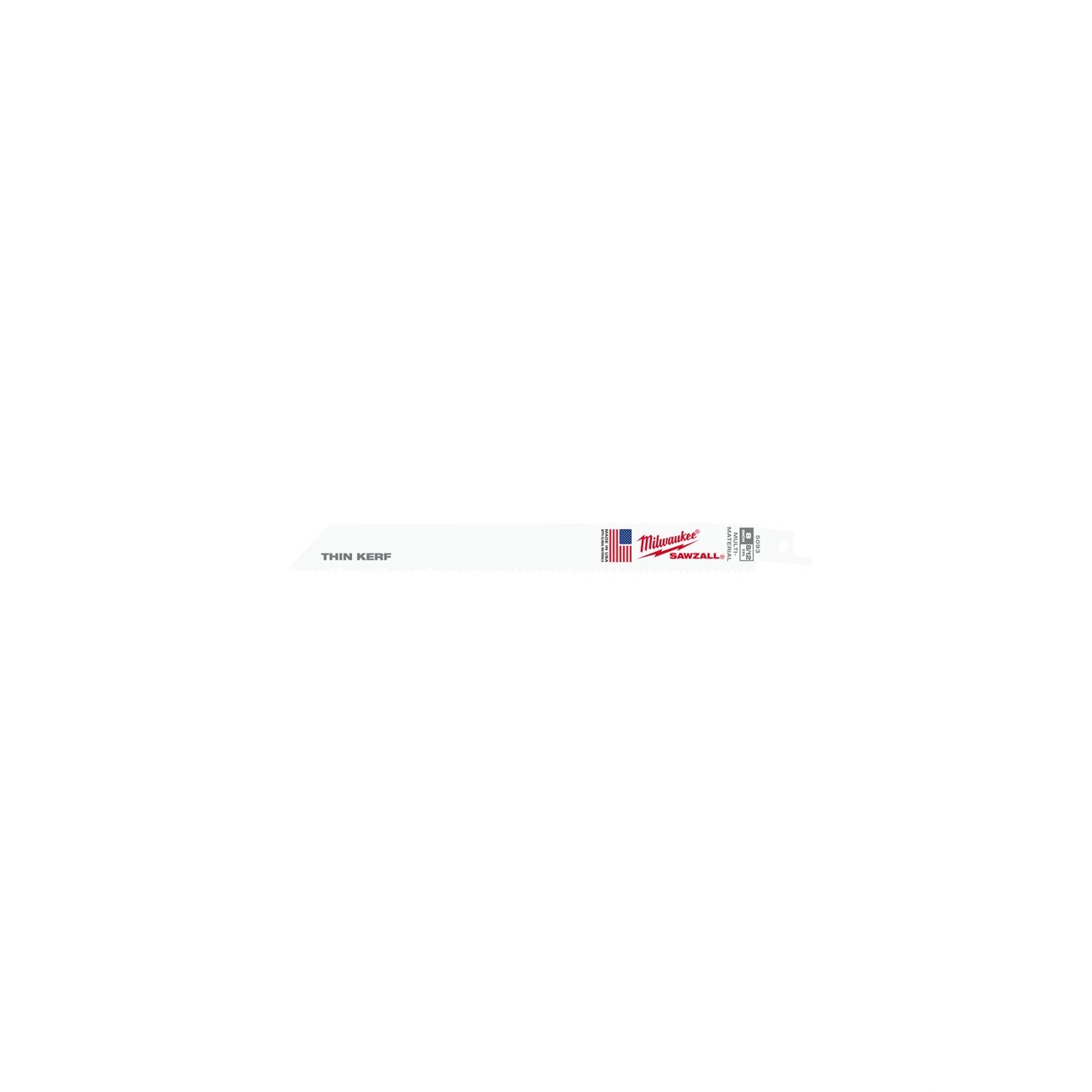 MILWAUKEE Milwaukee 48-01-7093 Sawzall Reciprocating Saw Blade 8 in