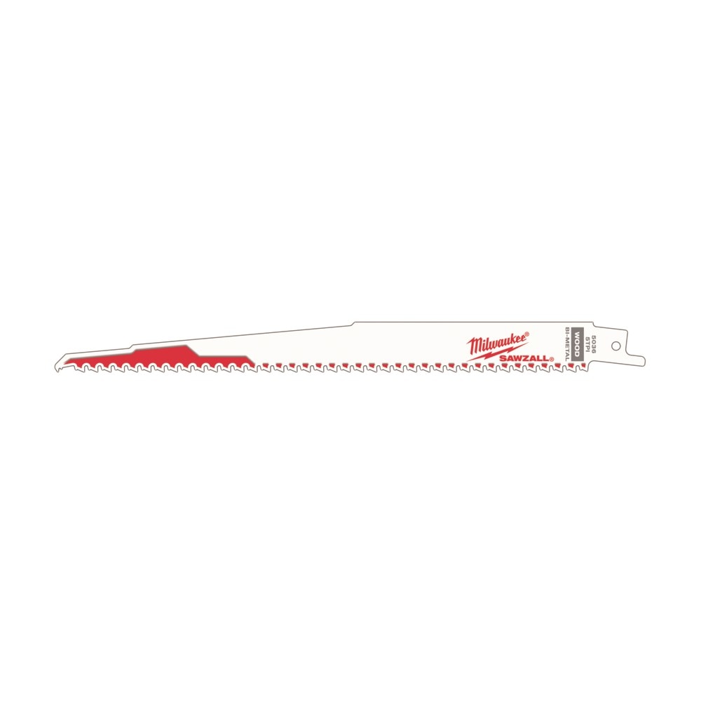 MILWAUKEE Milwaukee 48-01-2036 Reciprocating Saw Blade 9 Inch 5 Tpi