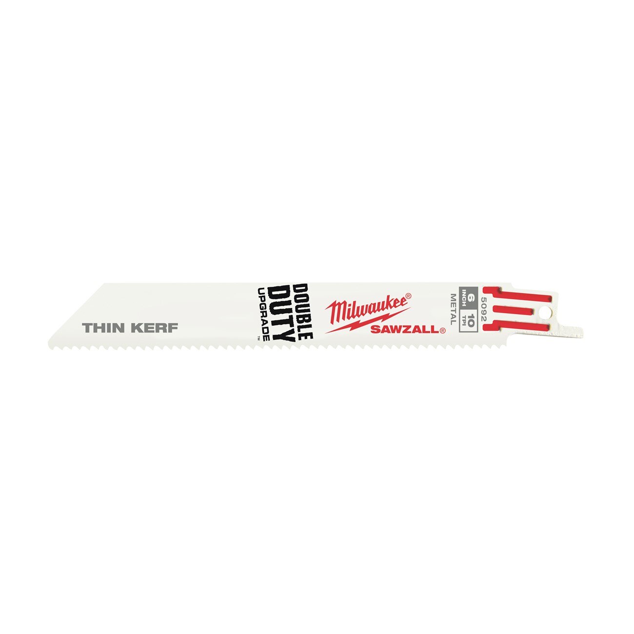 MILWAUKEE Milwaukee 48-01-6092 Sawzall Reciprocating Saw Blade 6 Inch 60 Tpi