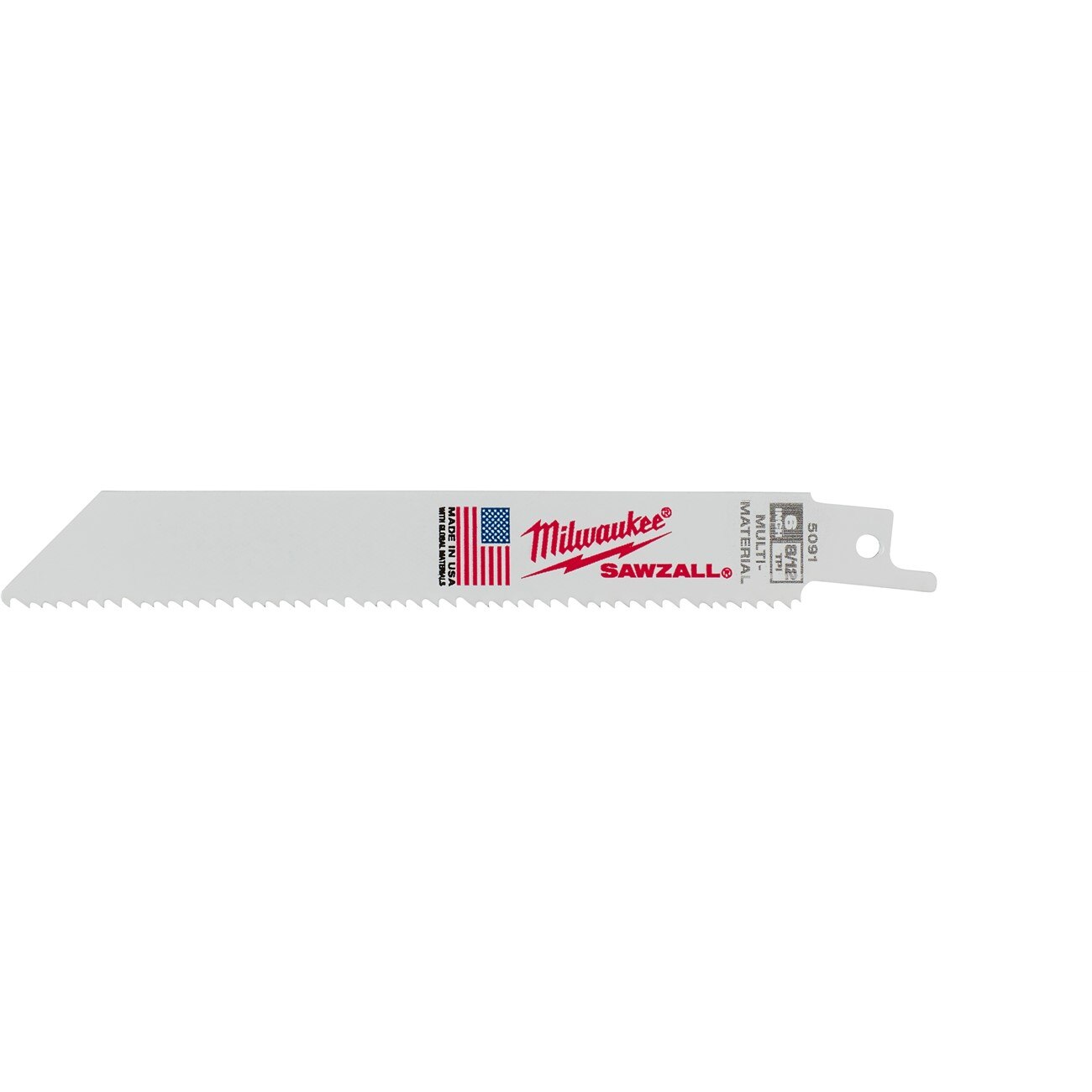 MILWAUKEE Milwaukee 48-01-6091 Sawzall Reciprocating Saw Blade 6 in 50pk