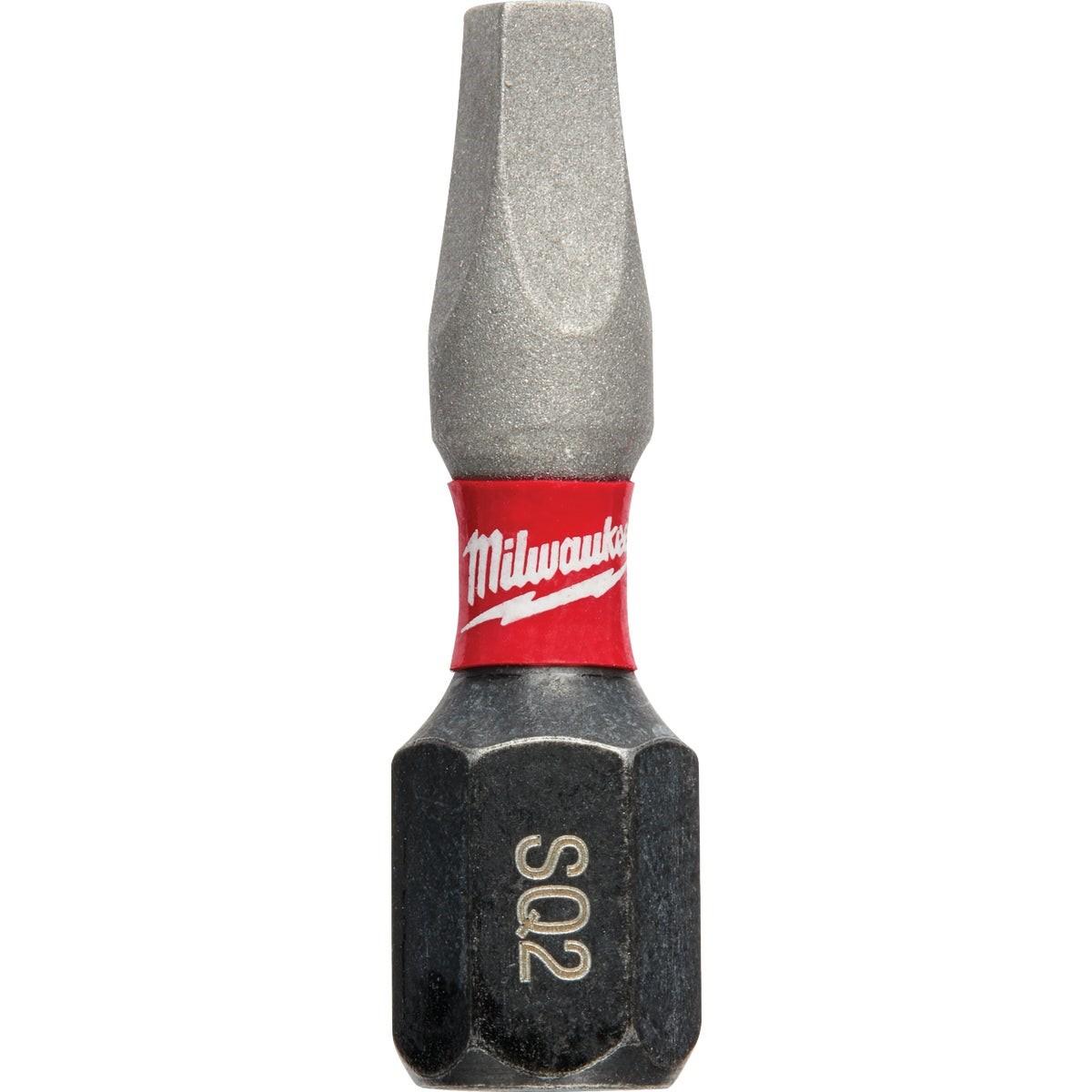 MILWAUKEE Milwaukee 48-32-4722 Shockwave 2 Square Recess 1 in Insert Bit