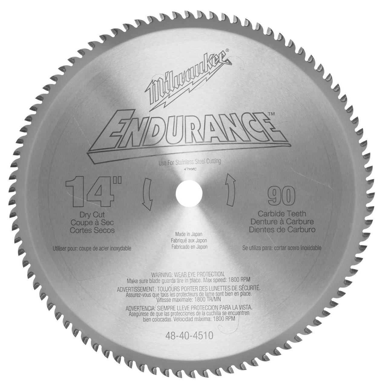 MILWAUKEE Milwaukee 48-40-4510 14 in 90T Carbide Circular Saw Blade