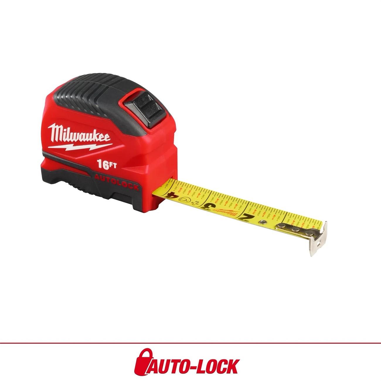 MILWAUKEE Milwaukee 48-22-1826 Auto-lock Tape Measure 26 Ft