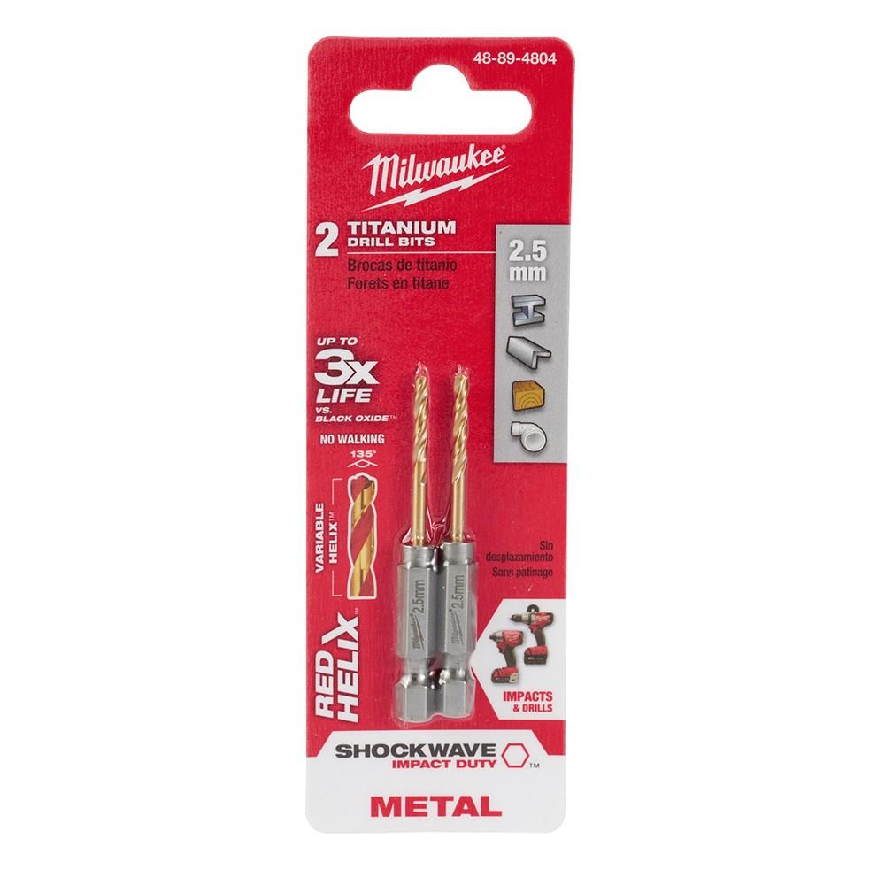 MILWAUKEE Milwaukee 48-89-4804 Titanium Jobber Drill Bit Metric