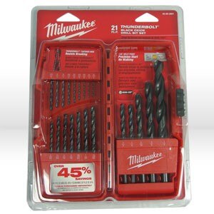 MILWAUKEE Milwaukee 48-89-2801 Black Oxide Drill Bit Set 21 Piece