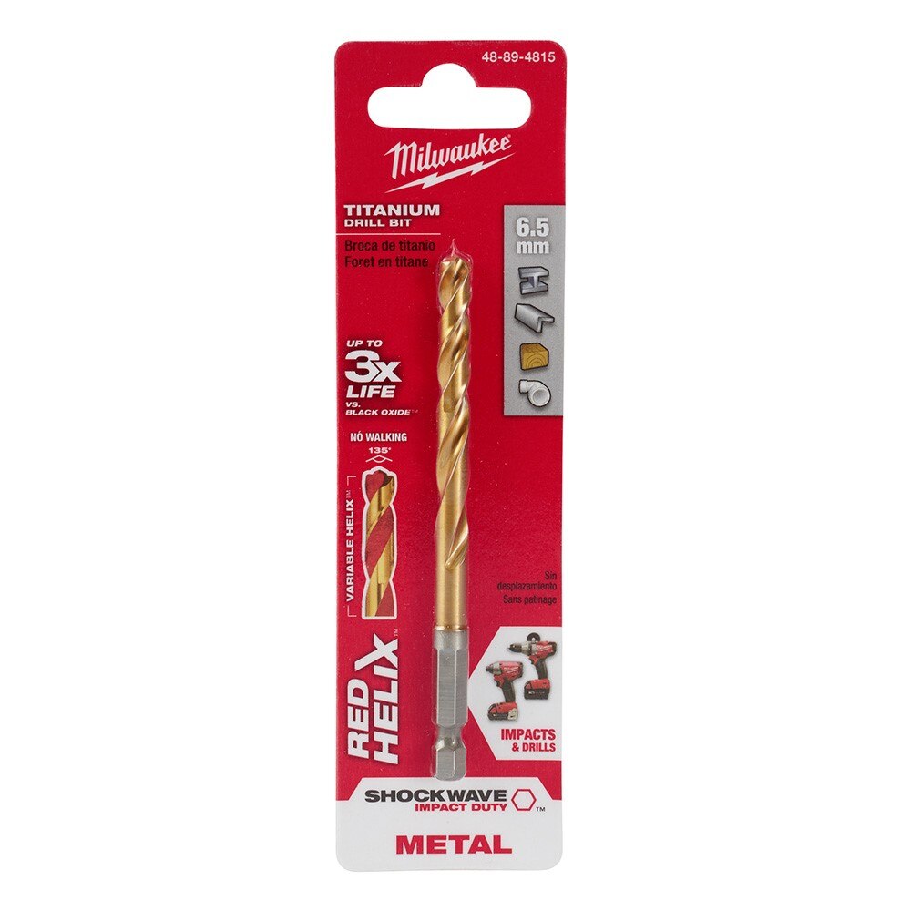 MILWAUKEE Milwaukee 48-89-4815 Shockwave Titanium Drill Bit Metric