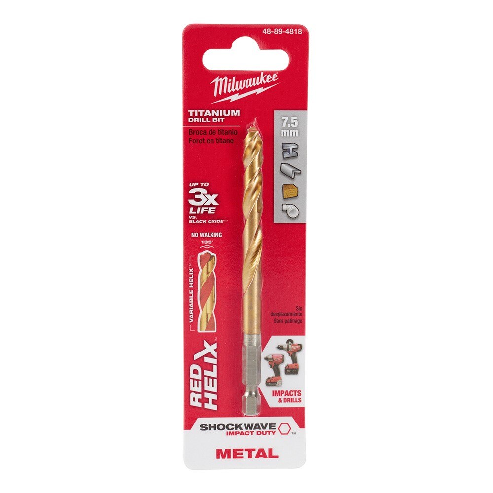 MILWAUKEE Milwaukee 48-89-4818 Shockwave Titanium Drill Bit