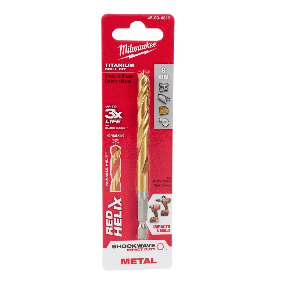 MILWAUKEE Milwaukee 48-89-4819 Shockwave Titanium Jobber Drill Bit