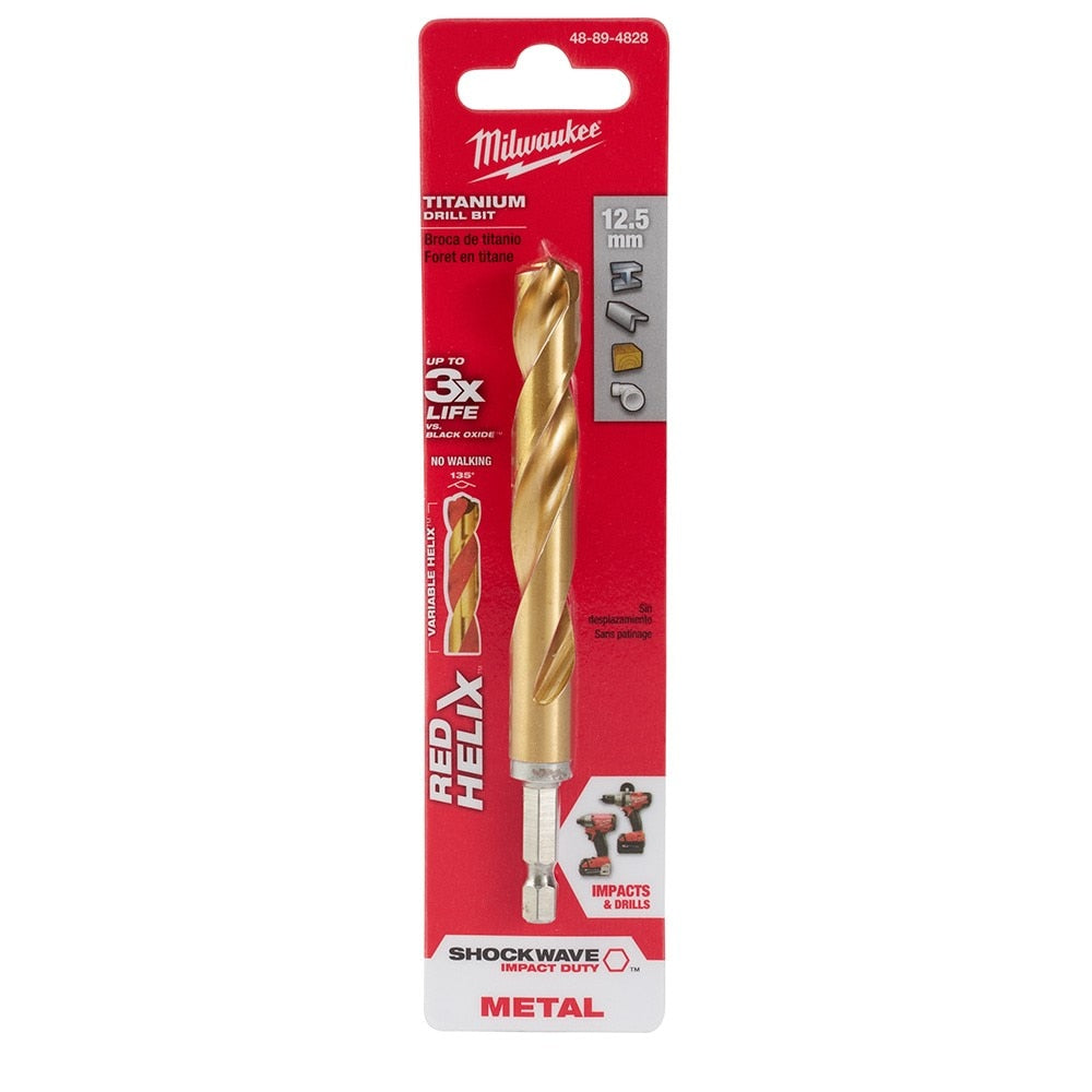 MILWAUKEE Milwaukee 48-89-4828 Shockwave Titanium Jobber Drill Bit