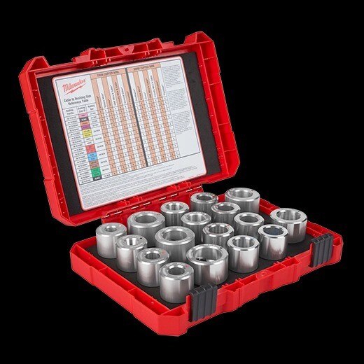 MILWAUKEE Milwaukee 4916BKITS Cable Stripper Bushing Kit 1/0-750 Mcm