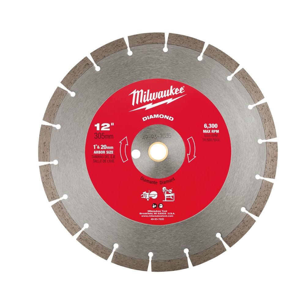MILWAUKEE Milwaukee 49-93-7035 Diamond Segmented Saw Blade 12 in