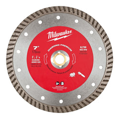MILWAUKEE Milwaukee 49-93-8018 Diamond Turbo Saw Blade 7 Inch