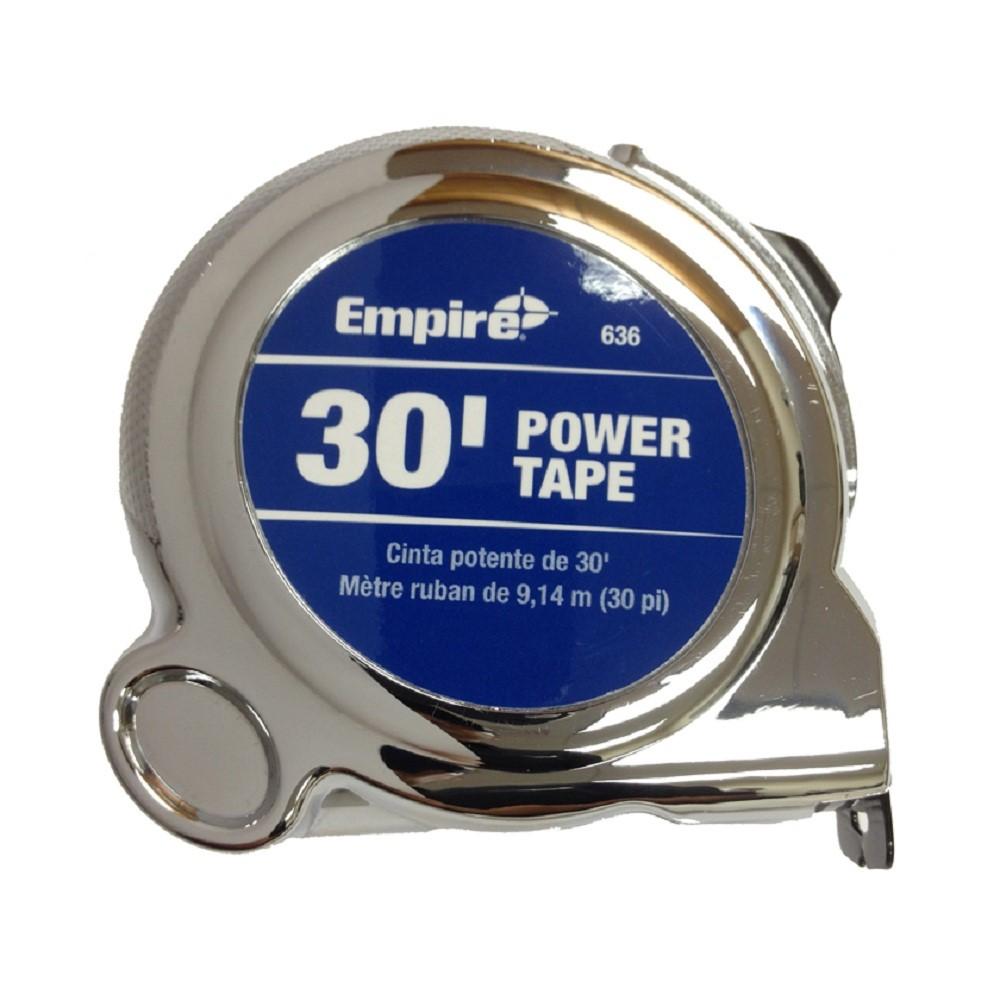 EMPIRE INDUSTRIES Empire Industries 636 Power Tape Measure 30 Ft Steel