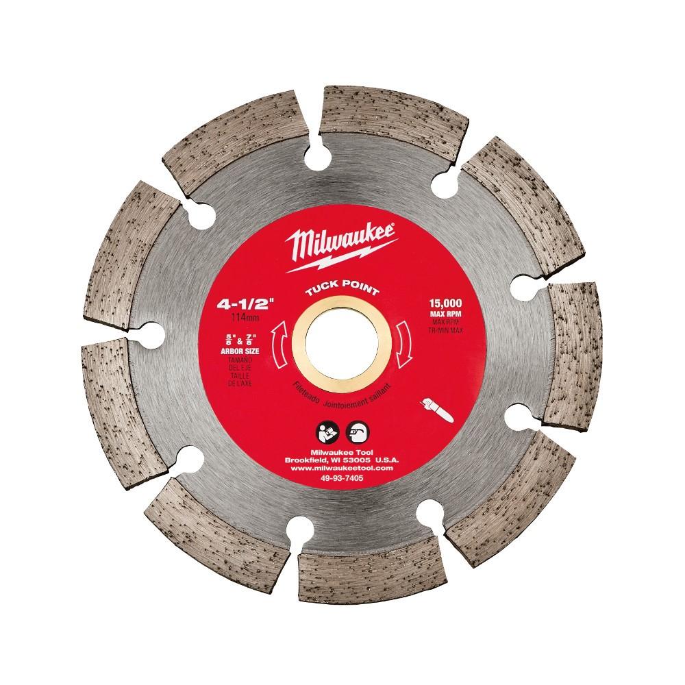 MILWAUKEE Milwaukee 49-93-7405 Tuck Point Diamond Blade 4.5 in
