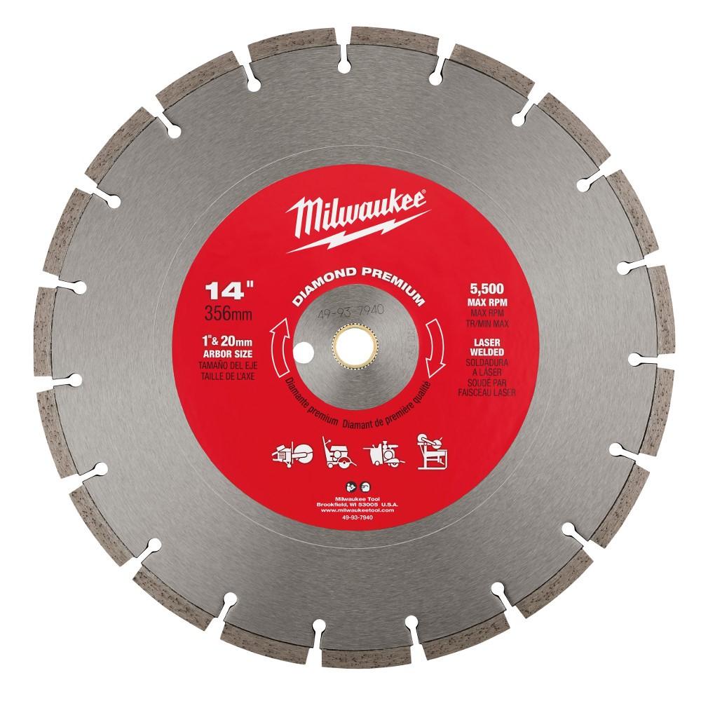 MILWAUKEE Milwaukee 49-93-7940 Diamond Circular Saw Blade 14 in
