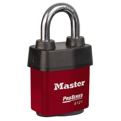 MASTER LOCK Master Lock 6121KA-RED Proseries Laminated Padlock 2.125in