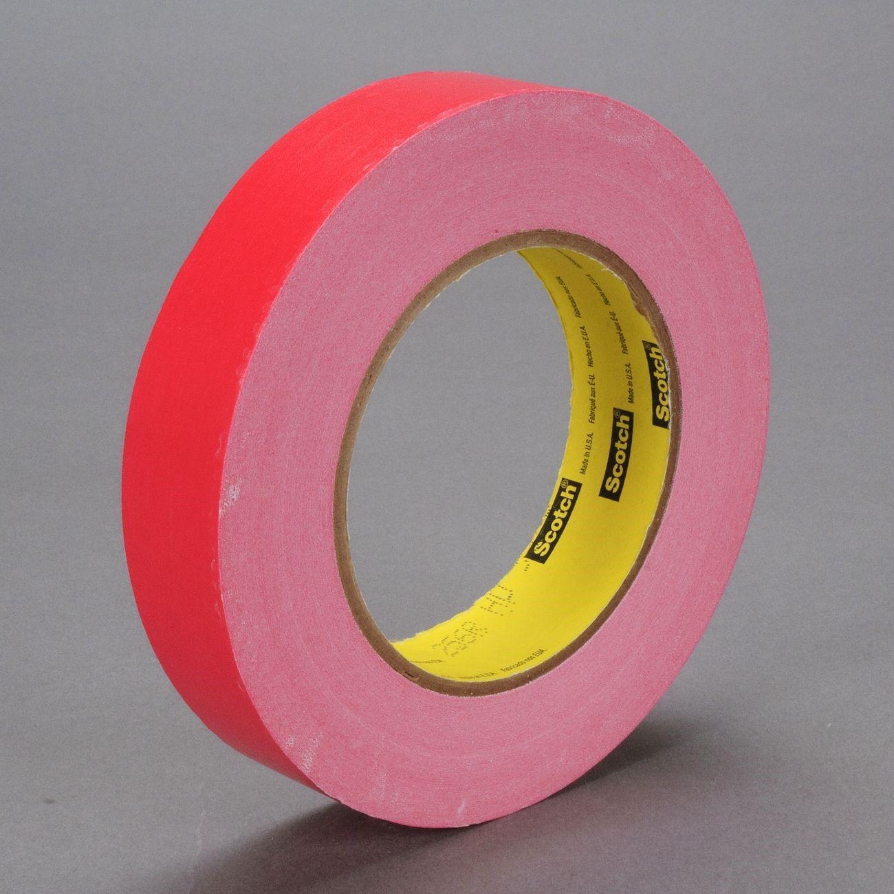 3M 3M 7000047438 Flatback Paper Tape 256 Red 1in X 60yd
