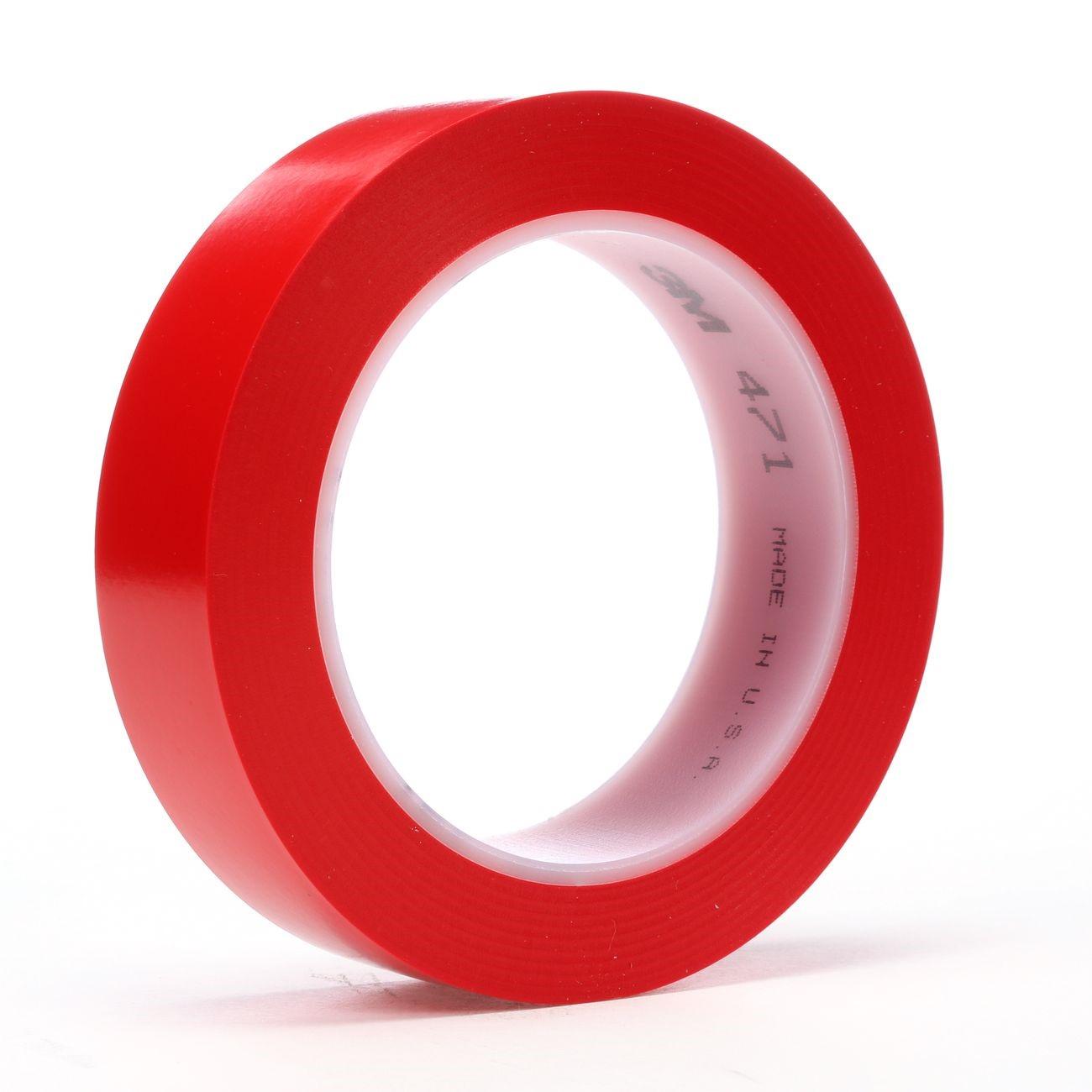 3M 3M 7000047454 Vinyl Marking Tape Red 1.5 in X 36 Yd 5.2 Mil