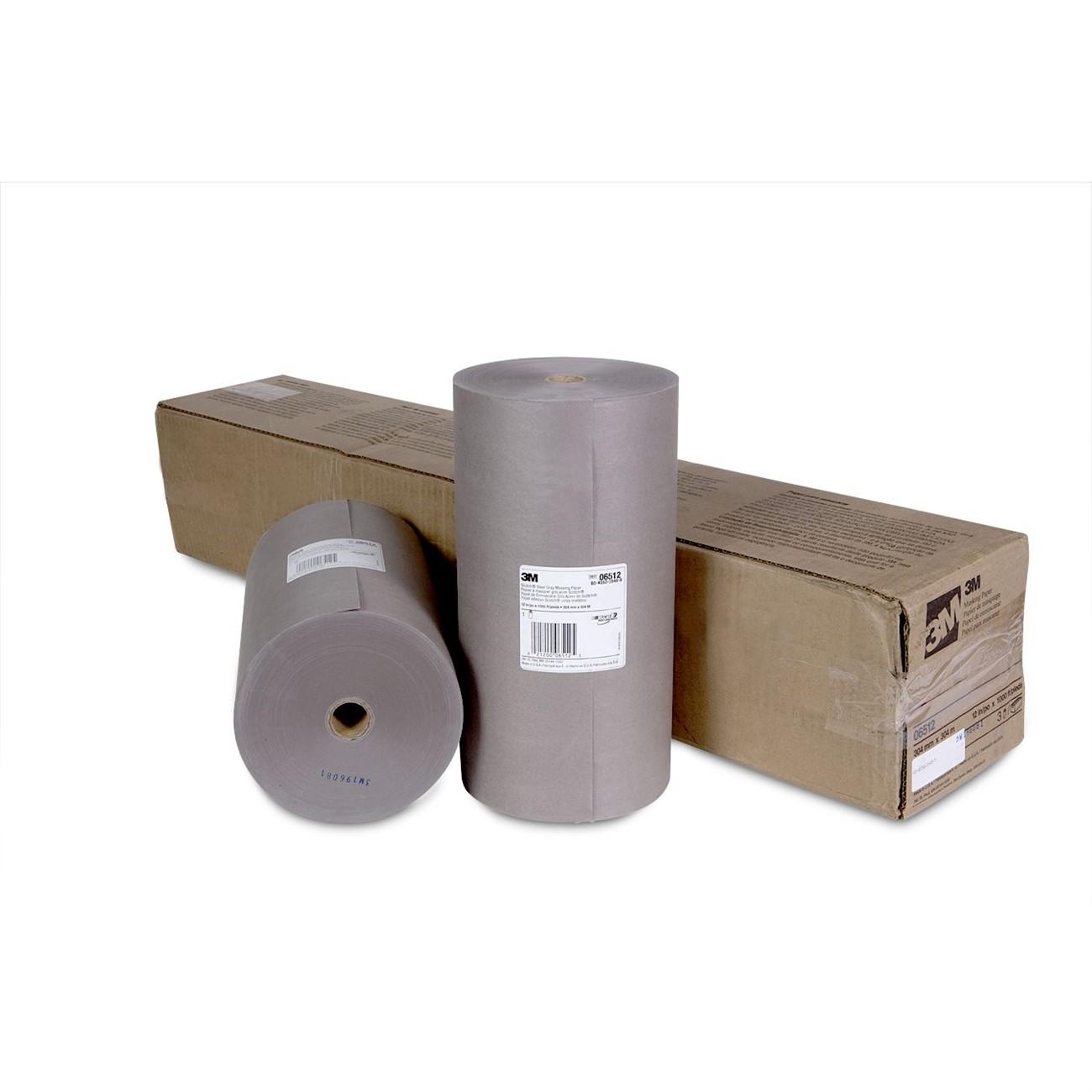 3M 3M 7010327747 Steel Gray Masking Paper 12 in X 1000 Ft