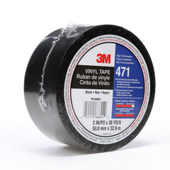 3M 3M 7100044640 Vinyl Tape 1 in X 36 Yd Black 5.2 Mil