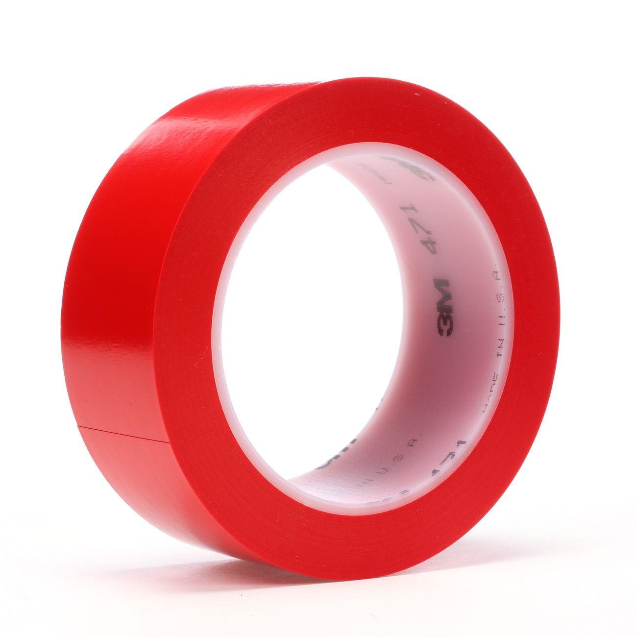3M 3M 7000122474 Vinyl Marking Tape Red 3in X 36yd 5.2mil