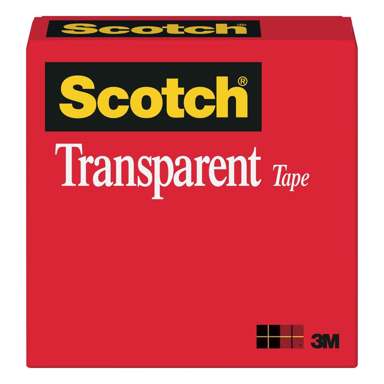 3M 3M 7100017836 Transparent Tape 0.75x2592 in Roll