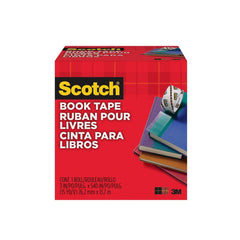 3M 3M 7010408123 Book Tape 3 in X 15 Yd Transparent