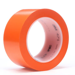 3M 3M 7100044623 Vinyl Tape 471 Orange 1in X 36yd 5.2 Mil