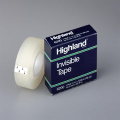 3M 3M 7000050093 Invisible Tape 0.75x1296 Inches Roll